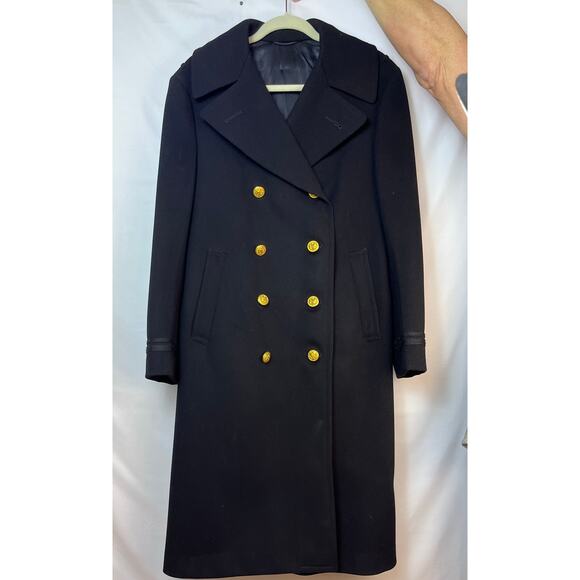 Wm. H. Bellis Co. Other - Wm. H. Bellis Co. Size Small Wool Naval Issue Long Sleeve Full Length Pea Coat